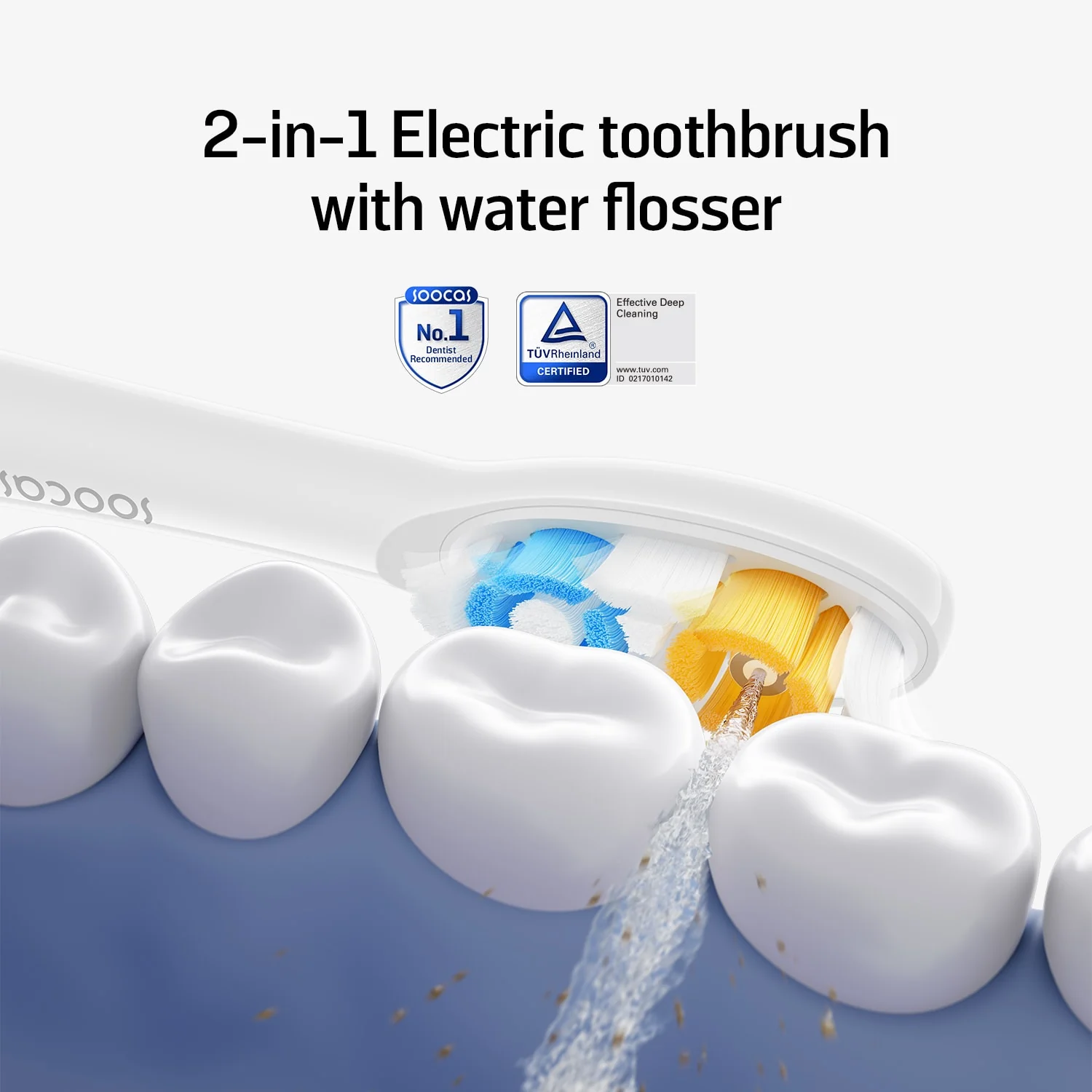 Soocas NEOS II electric toothbrush with water flosser - Image 56