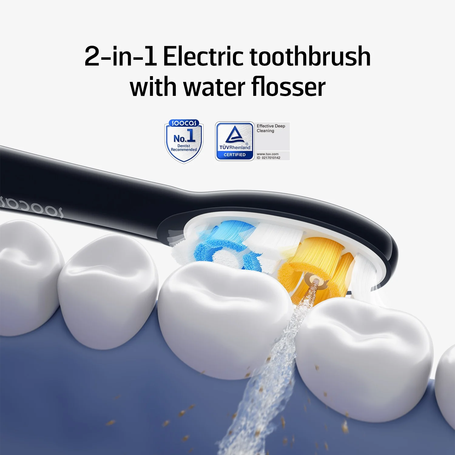 Soocas NEOS II electric toothbrush with water flosser - Image 12